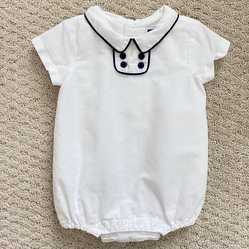 Janie & Jack Linen/Cotton One-Piece - size 3-6M